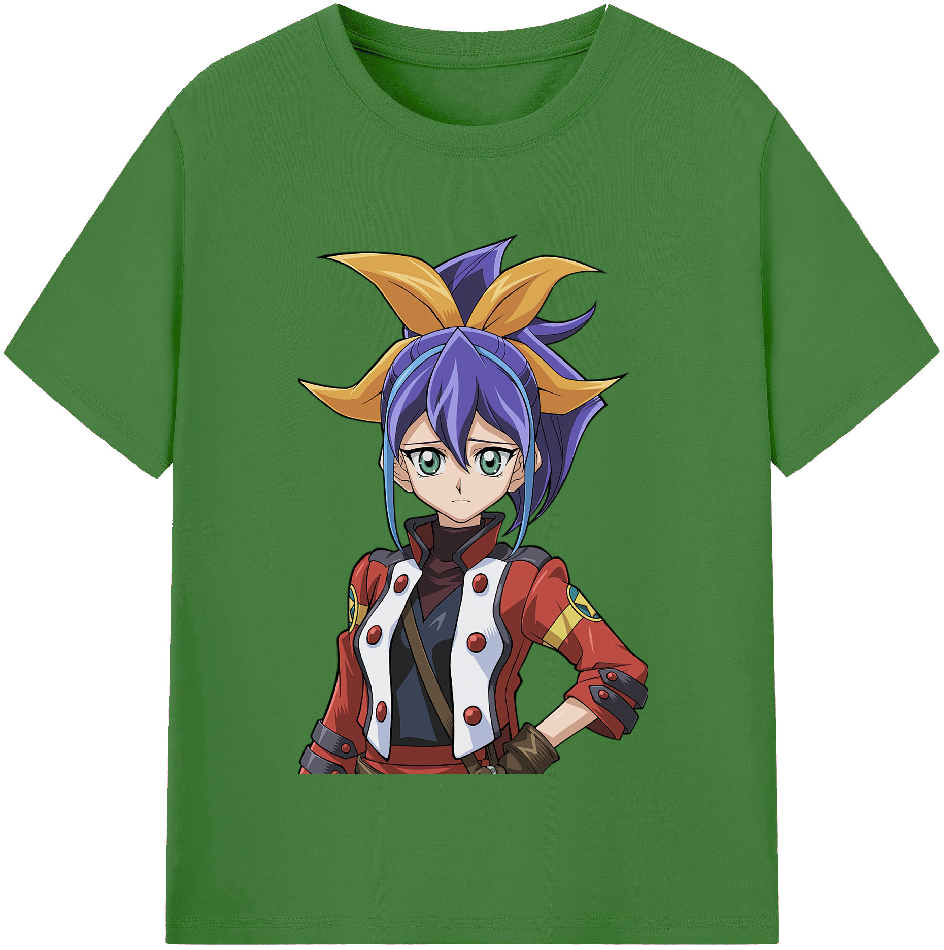 （画像用） 遊☆戯☆王 Yu-Gi-Oh! レディースカジュアルプリントTシャツ（綿100％）